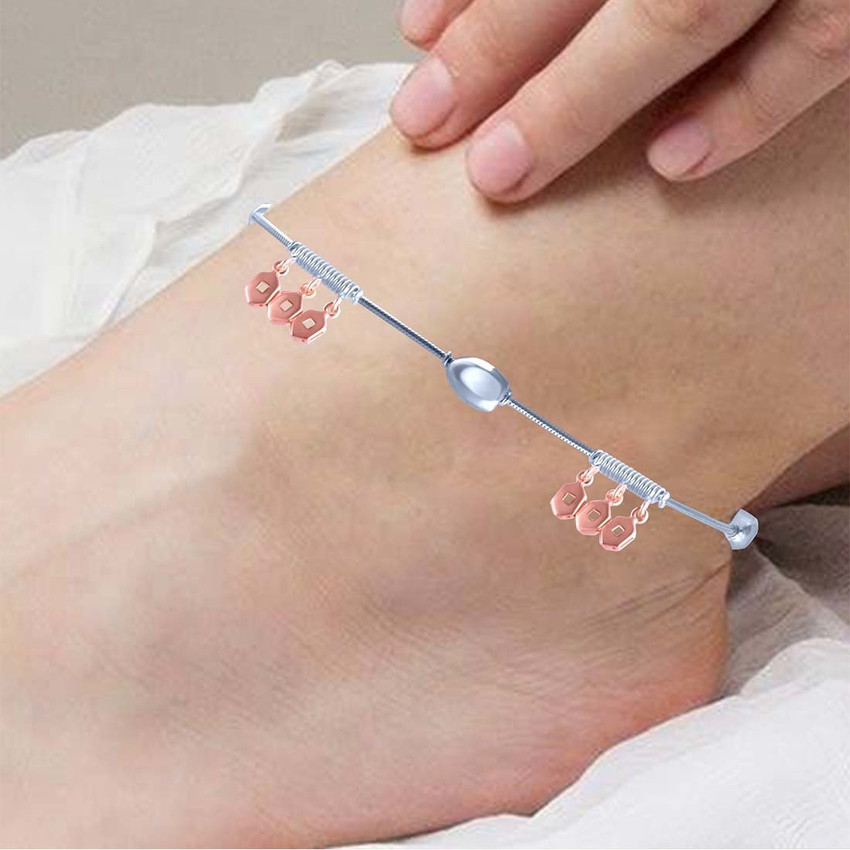 PC Chandra Jewellers Sterling Silver Anklet Price in India Buy PC Chandra Jewellers Sterling Silver Anklet Online at Best Prices in India Flipkart