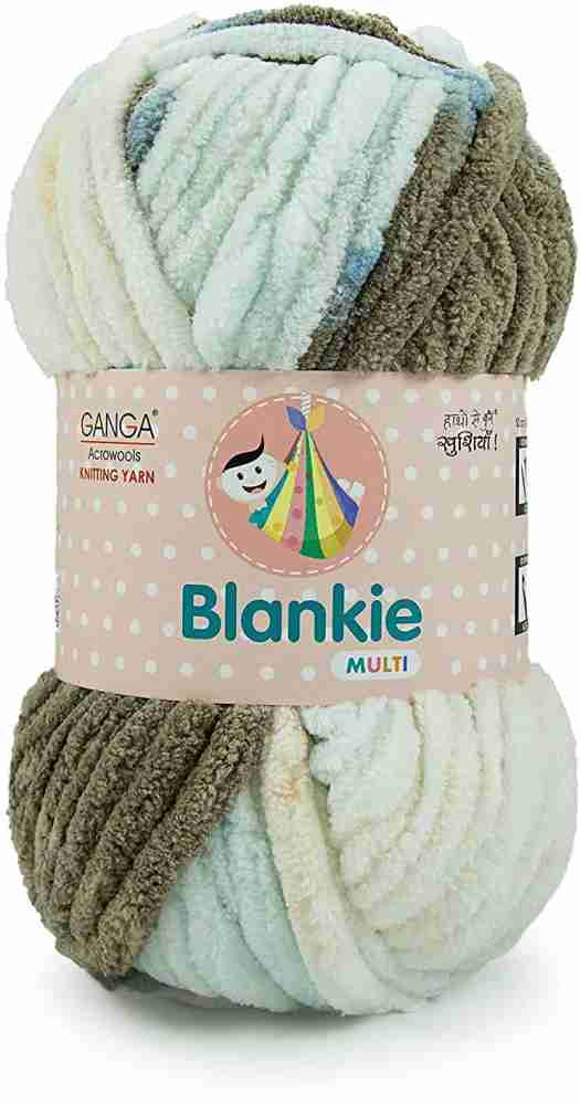 NTGS Blankie Chenille Yarn Supersoft Knitting Wool Ball, 200g