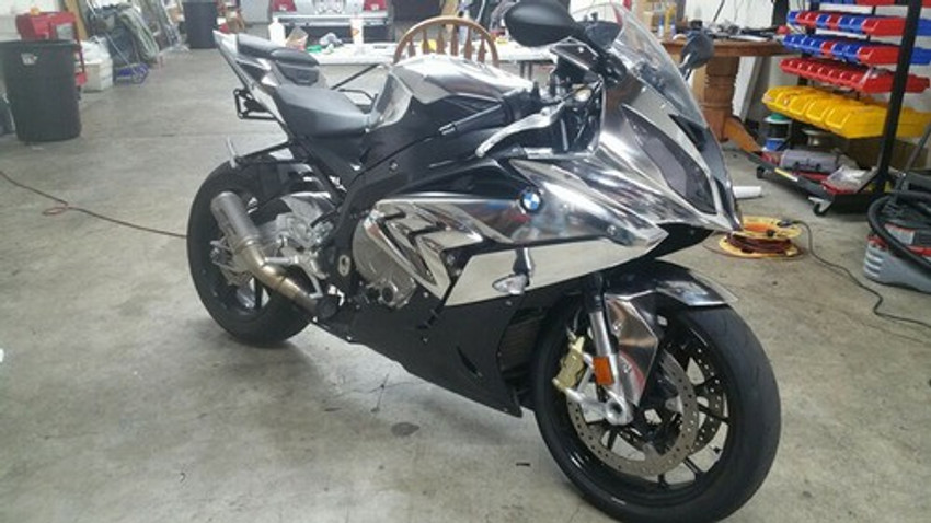 chrome wrap bike