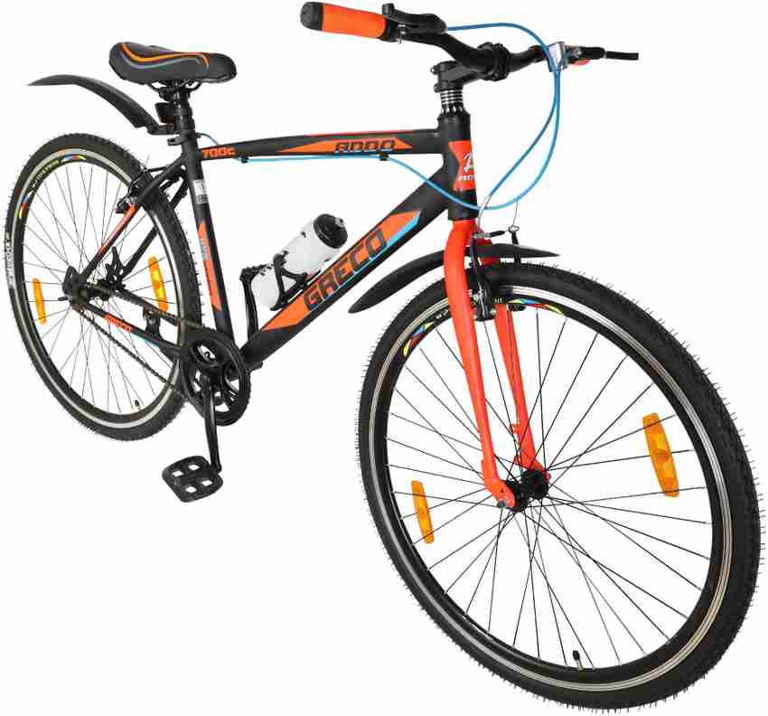 Orange colour top gear cycle
