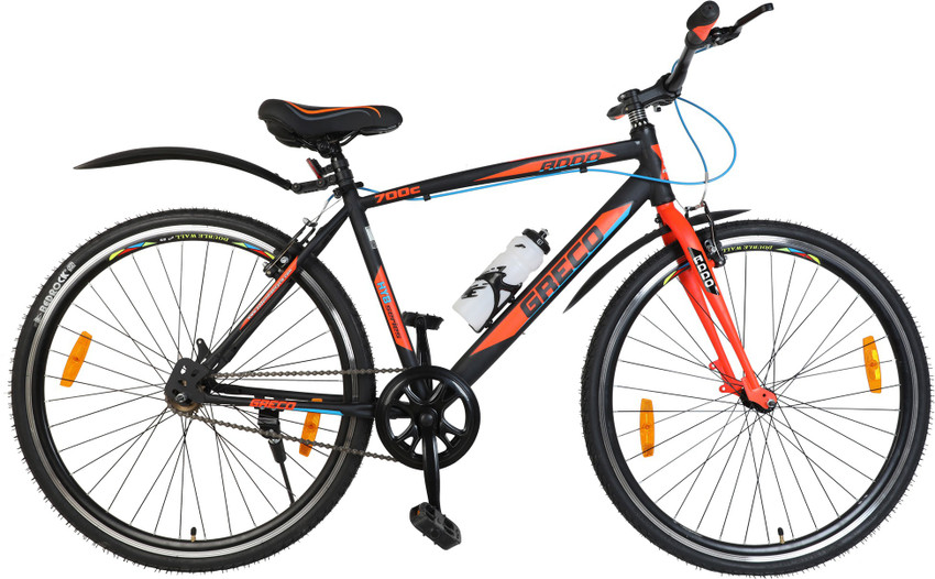 EASTMAN Greco Matt Black Matt Neon Orange colour Cycle 16 T Road