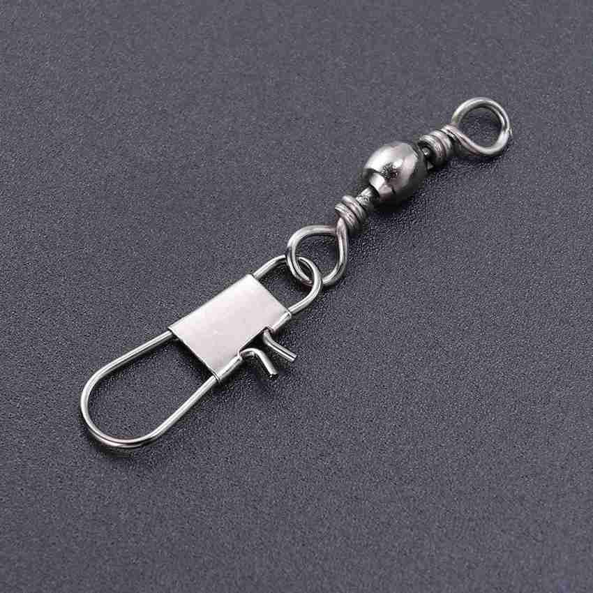 50/100/200 Fishing Barrel Swivels Stainless Steel Rolling Solid Ring  9LB~1320LB