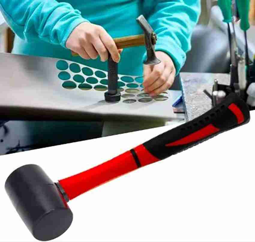DARIT 24 OZ Rubber Mallet Hammer Non Slip Handle Flooring Solid