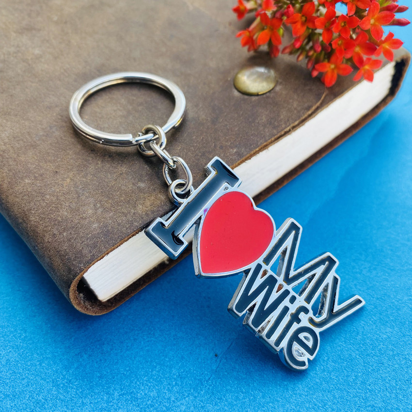 I love my wife keychain hotsell