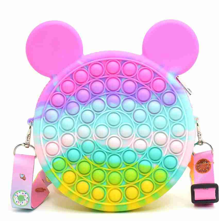 BONGERKING Pop It Purse Pop Fidget Toy Shoulder Bag Fidget