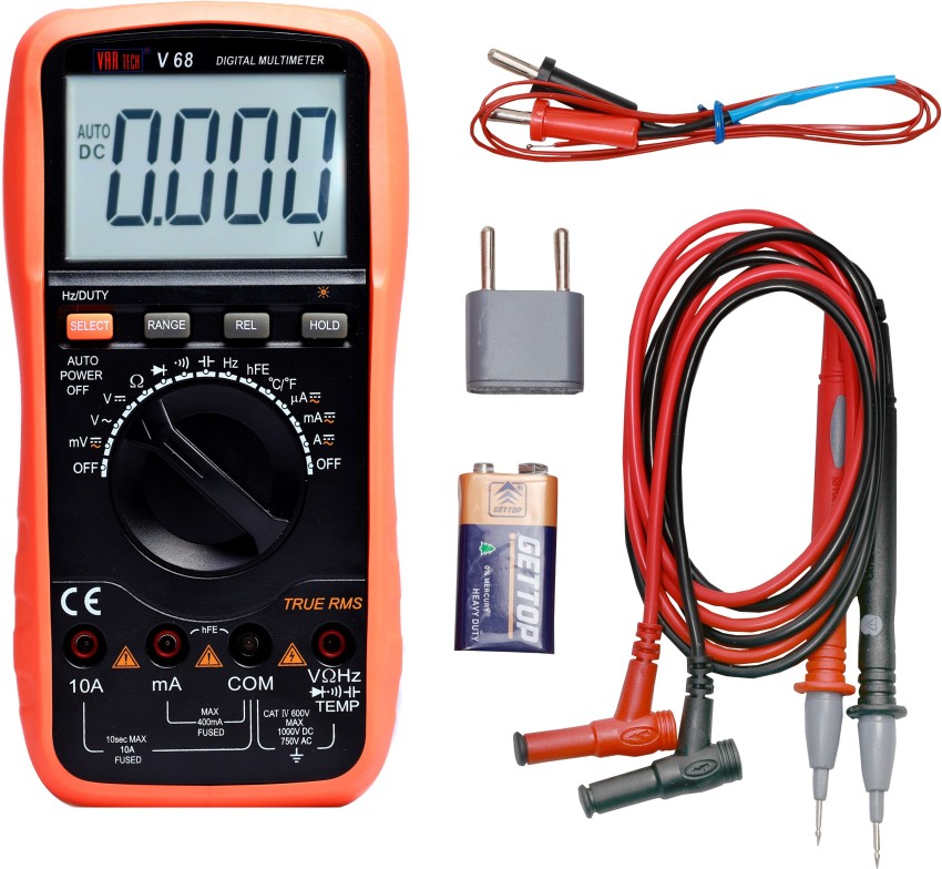 Multimetro Digitale Professionale Automatico,INFURIDER YF-36K Autorange  Multimetro Digitale Tester,4000 Conti Multimeter Elettrico Misurare