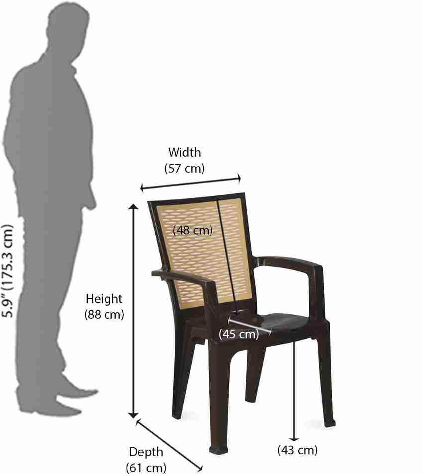 Nilkamal PLASTIC PREMIUM CHAIR 2226 HOME OFFICE