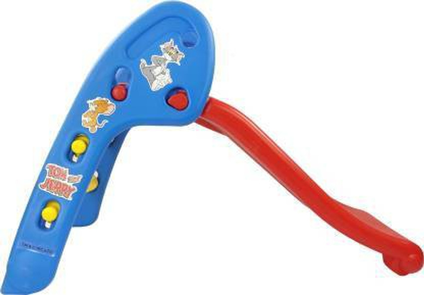 Smiley Bell Foldable Colorful Junior Baby Garden Slide for Kids