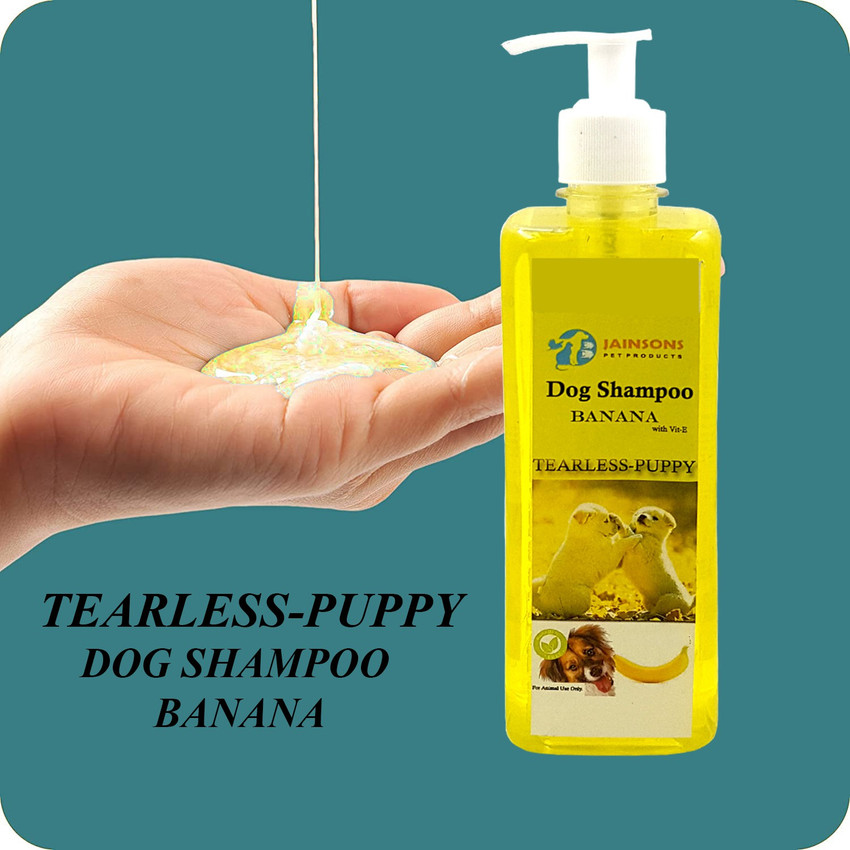 Jainsons Pet Products Dog Shampoo Banana Tearless Puppy Odor