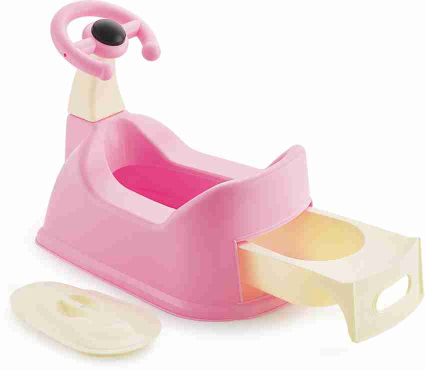 Baby potty chair with tray top