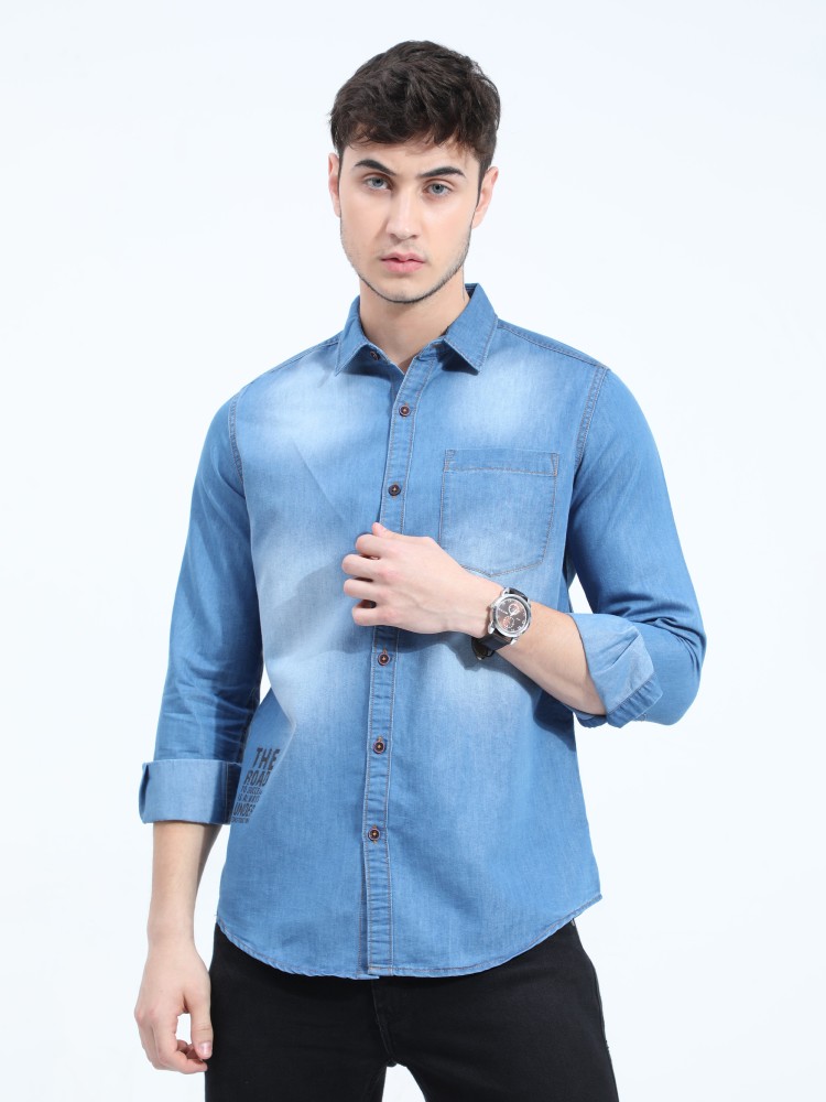 Denim jeans 2025 shirt flipkart