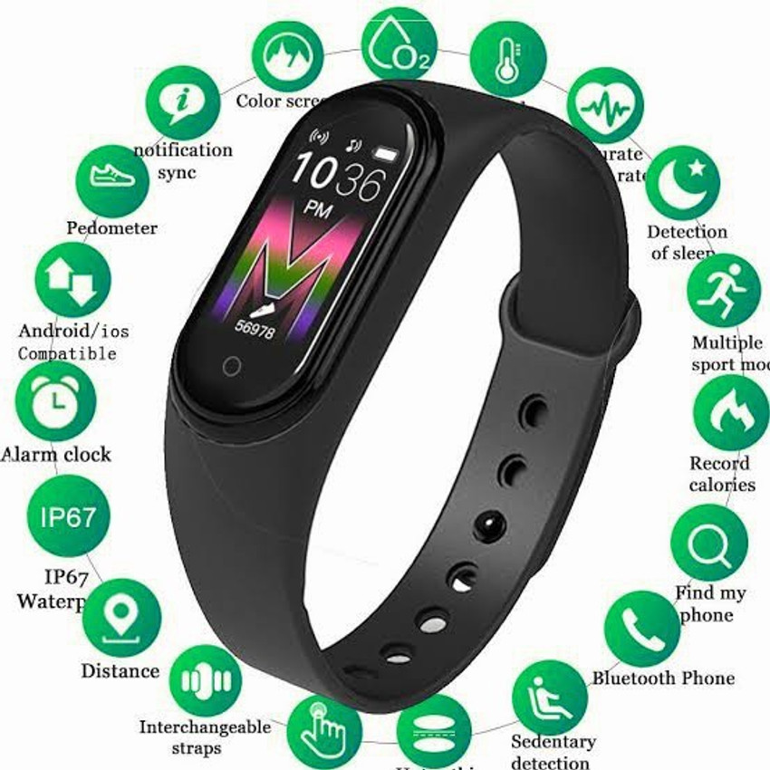 Ykarn Trades Best buy M5 Fitness pro Sports Smart band for men