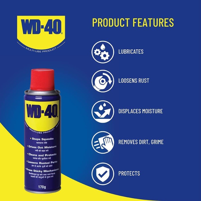 Spray WD 40 Moto Lubrifiant Chaine 400 ml - Drop Zone