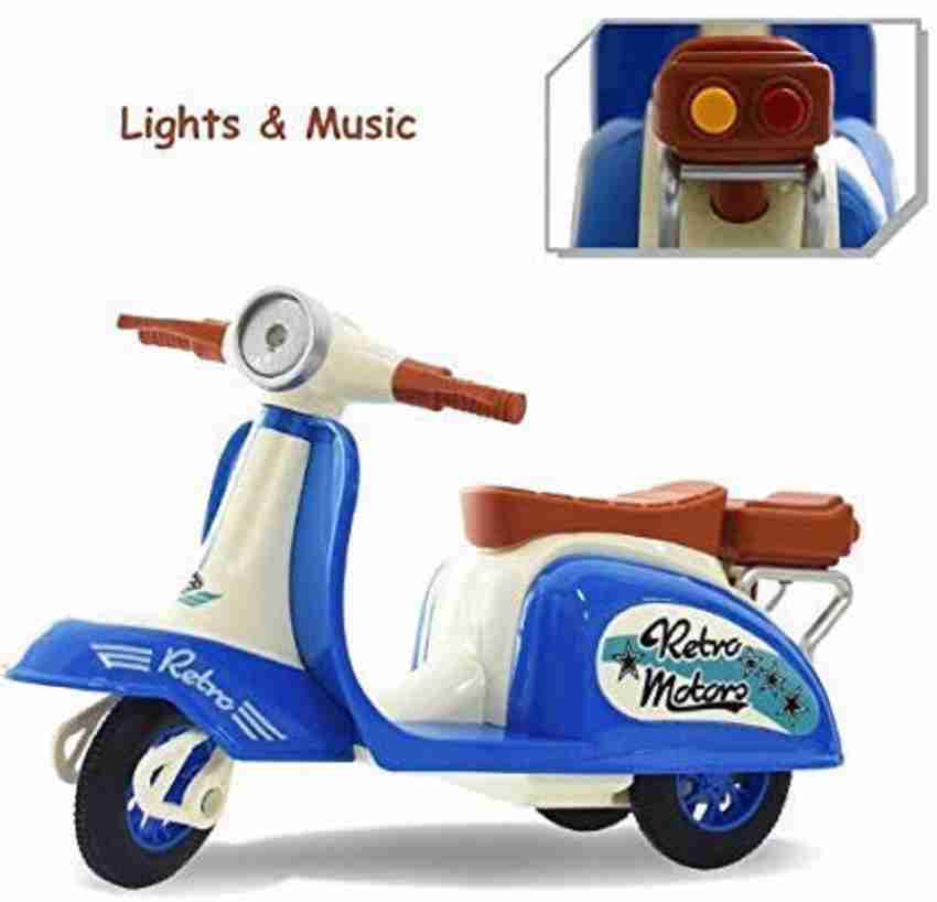 Bestoys Retro Scooter Toy with Light and Sound Toys Set for Kids