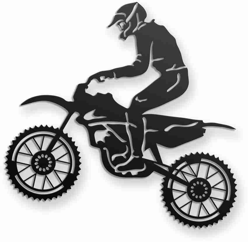 India Decor Shop Metal Dirt Bike Rider Price in India Buy India