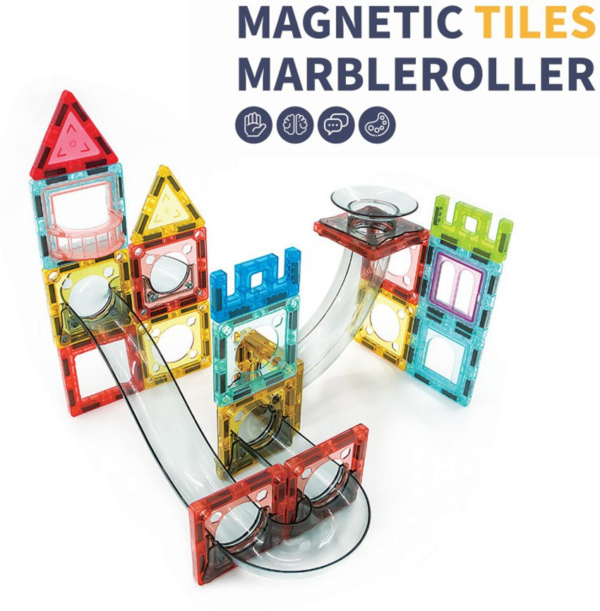 Magnetic outlet roller toy