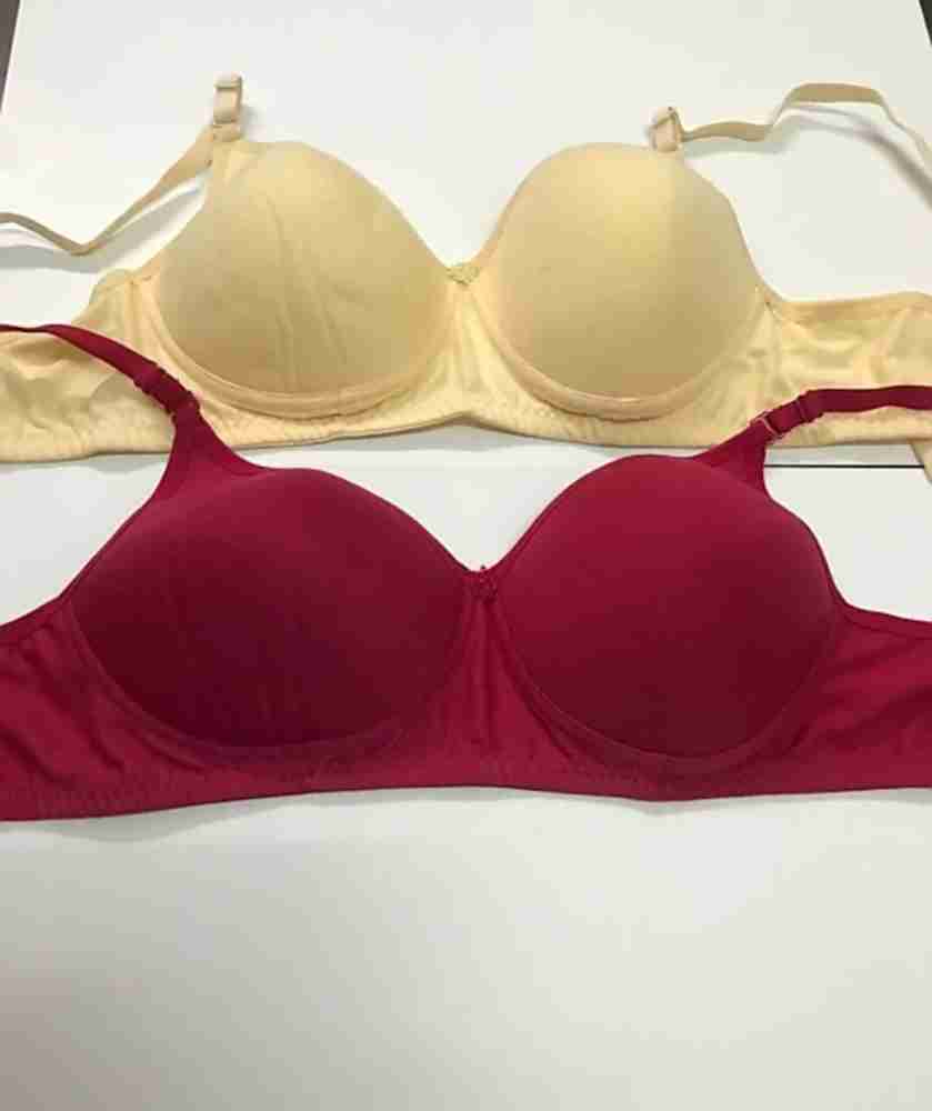 Buy CLONICAL Women T-Shirt Heavily Padded Bra Online at Best