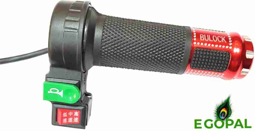 EGOPAL 24v 36v 48v 60v E Bike Throttle With Horn 3 Speed Mode