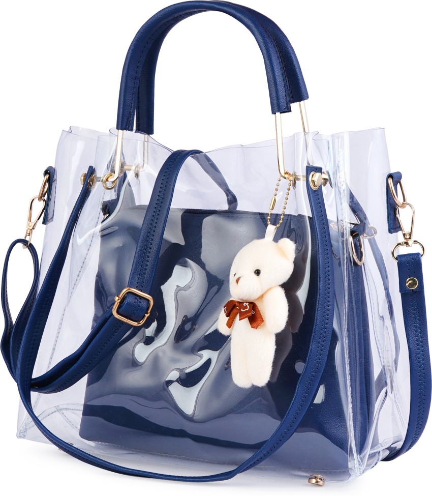 Buy Leffis Women Blue Hand held Bag BLUE Online Best Price in