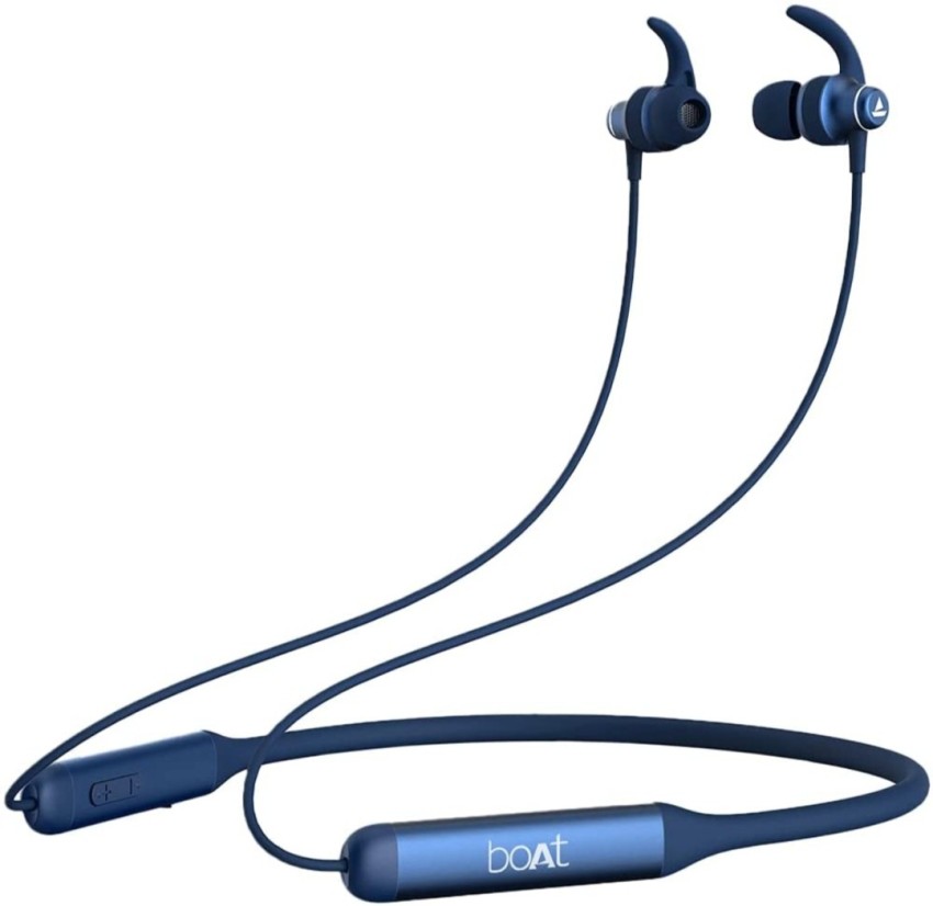 A U Z I I N boAt Rockerz 335 Wireless Bluetooth Neckband Navy