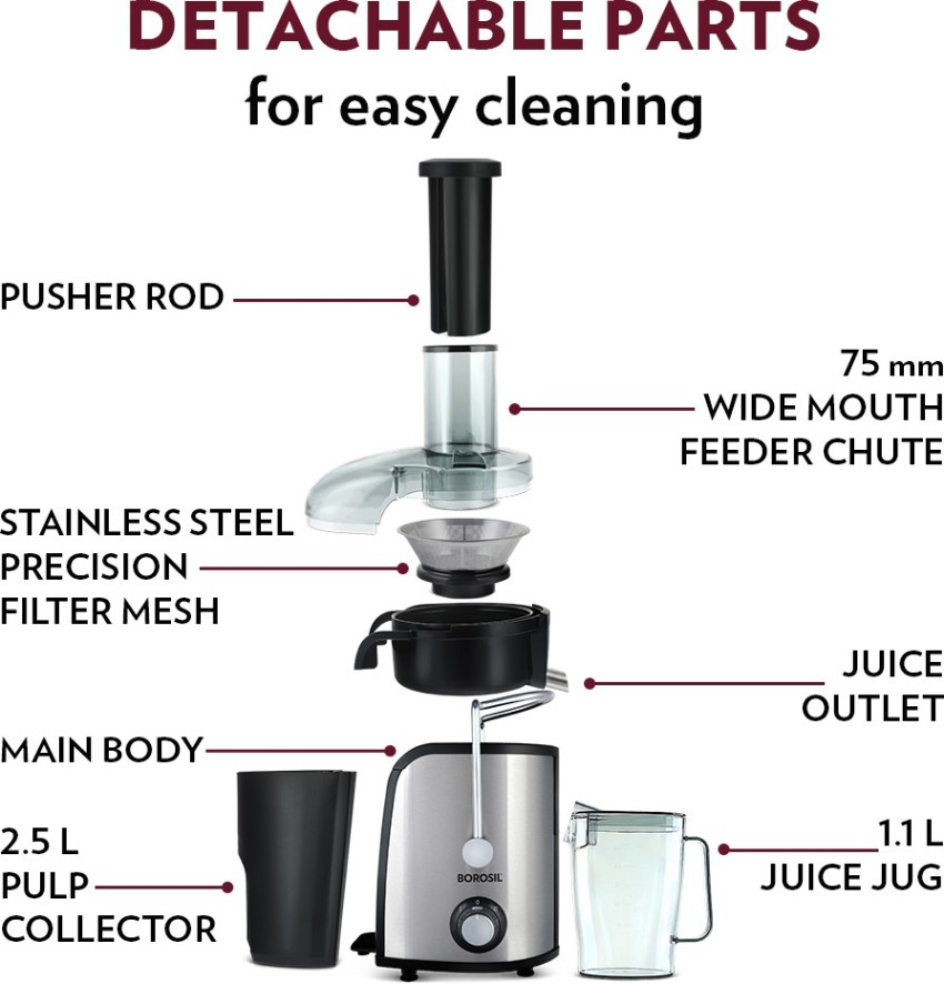 Buy Primus II Juicer Mixer Grinder 500W at Best Price Online in India -  Borosil