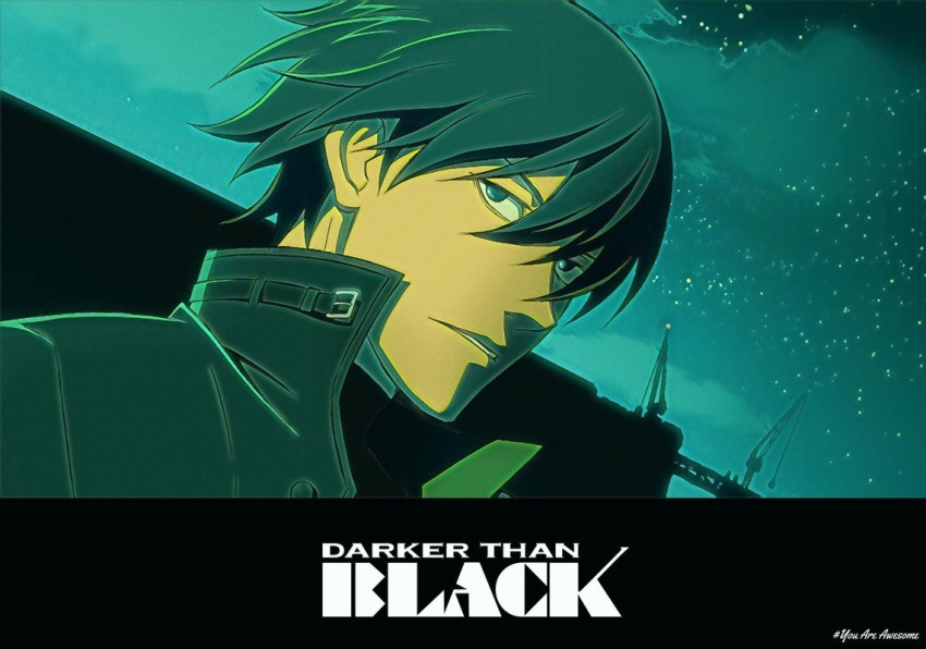 Canvas Painting Anime Posters Darker Than Black Anime Manga Wall