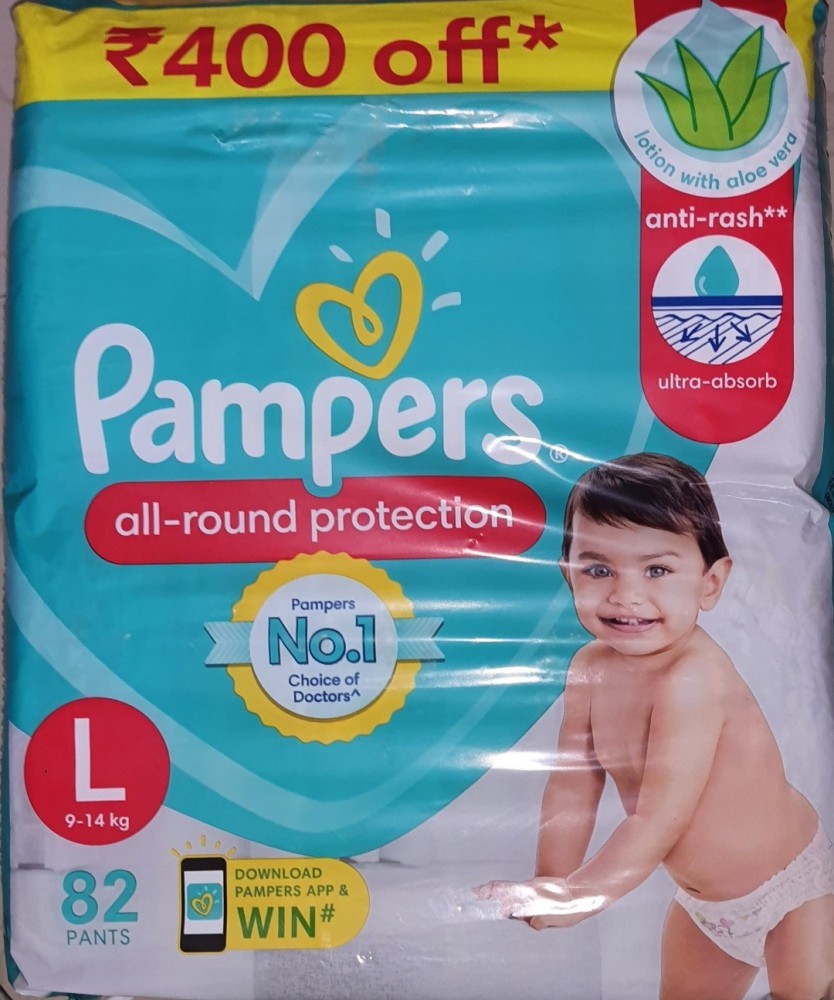 Pampers All round Protection Pants, Large Size Baby Diapers (42 Count) -  RichesM Healthcare