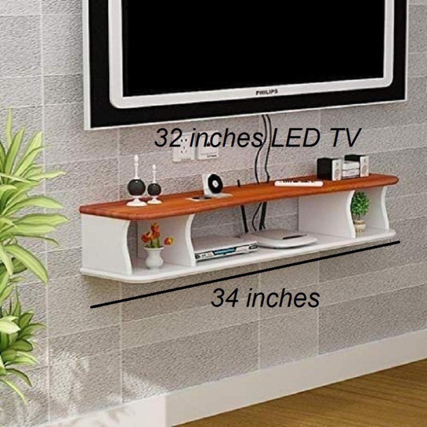 Led tv deals wall stand wooden