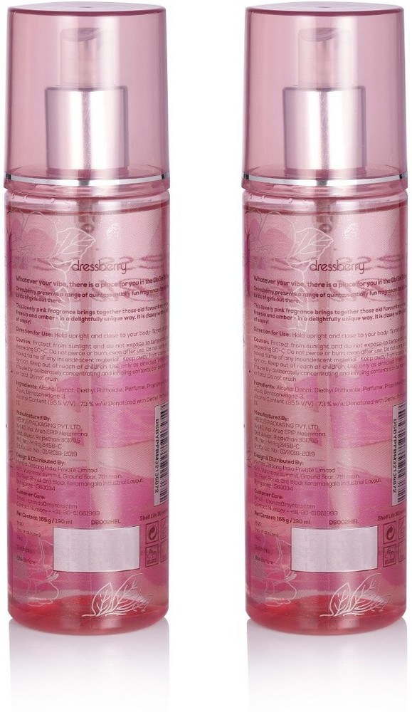 Dressberry Set of 2 Blush Body Mist Body Mist For Women Price