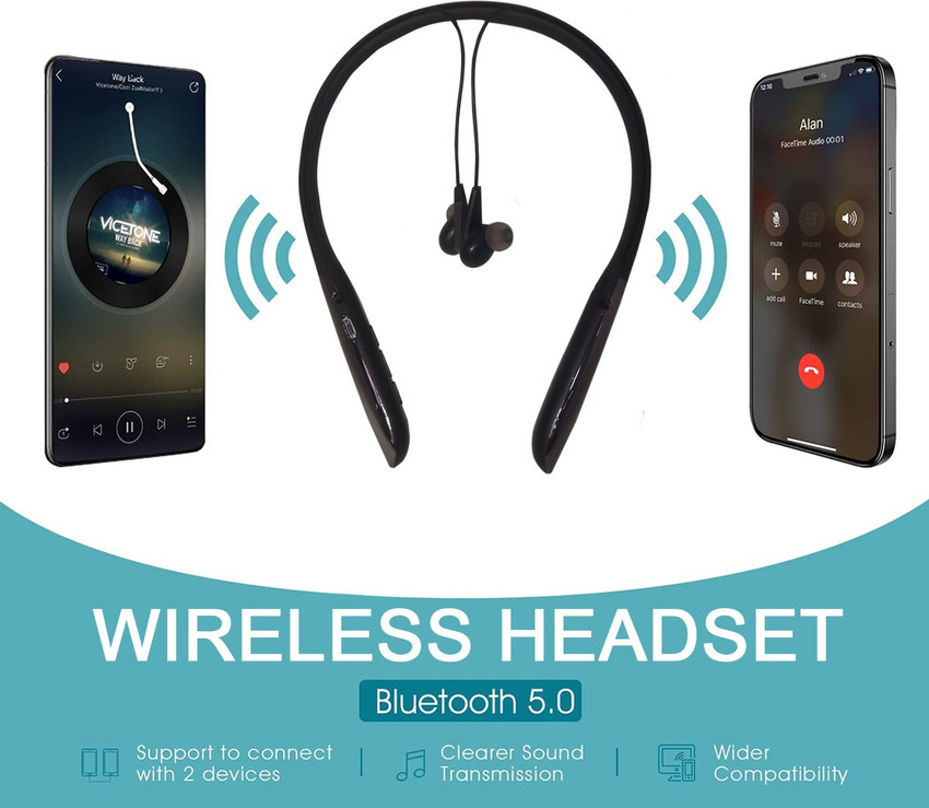 Yoto Premium Bluetooth Headset compatible all types of smartphone