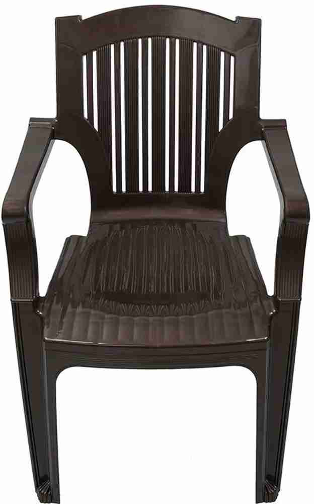 ITALICA Comfort Plastic Arm Chair Matte Finish Plastic Chair Set