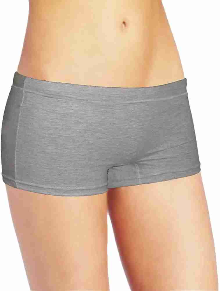 Buy Comfortable Club Women's Modal Microfiber Boyshorts Panties Underwear  2-Pack (Slate Gray, S) Online at desertcartINDIA