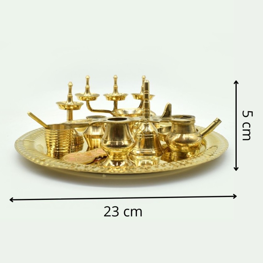 Traditional Brass Pooja Set in Bangalore at best price by Slv