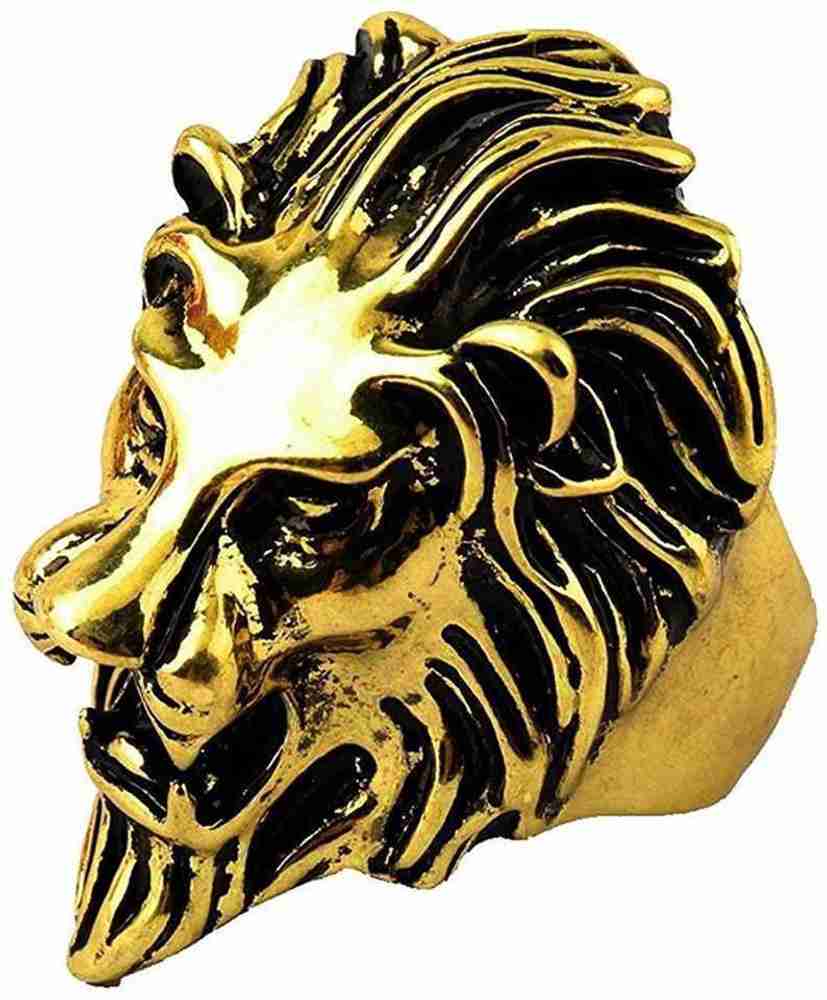 Lion golden ring sale