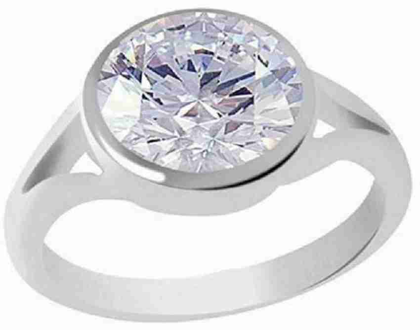 Chopra Gems Zircon Stone Rashi Ratna Ashtadhatu Ring for Astrological Purpose for Men Women Brass Zircon Silver Plated Ring Price in India Buy Chopra Gems Zircon Stone Rashi Ratna Ashtadhatu Ring for
