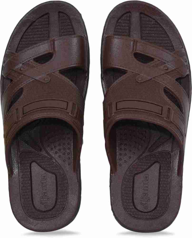 AJANTA Men Brown Sandals Shop Online for Footwears in India