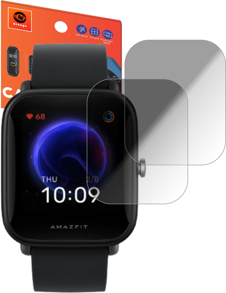 Olonga Screen Guard for amazfit bip u smartwatch Olonga
