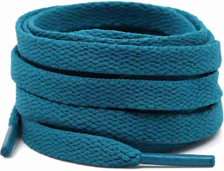 bilAnca Flat 48 Inches Long Wide Cyan Color Athletic Sneakers Boot