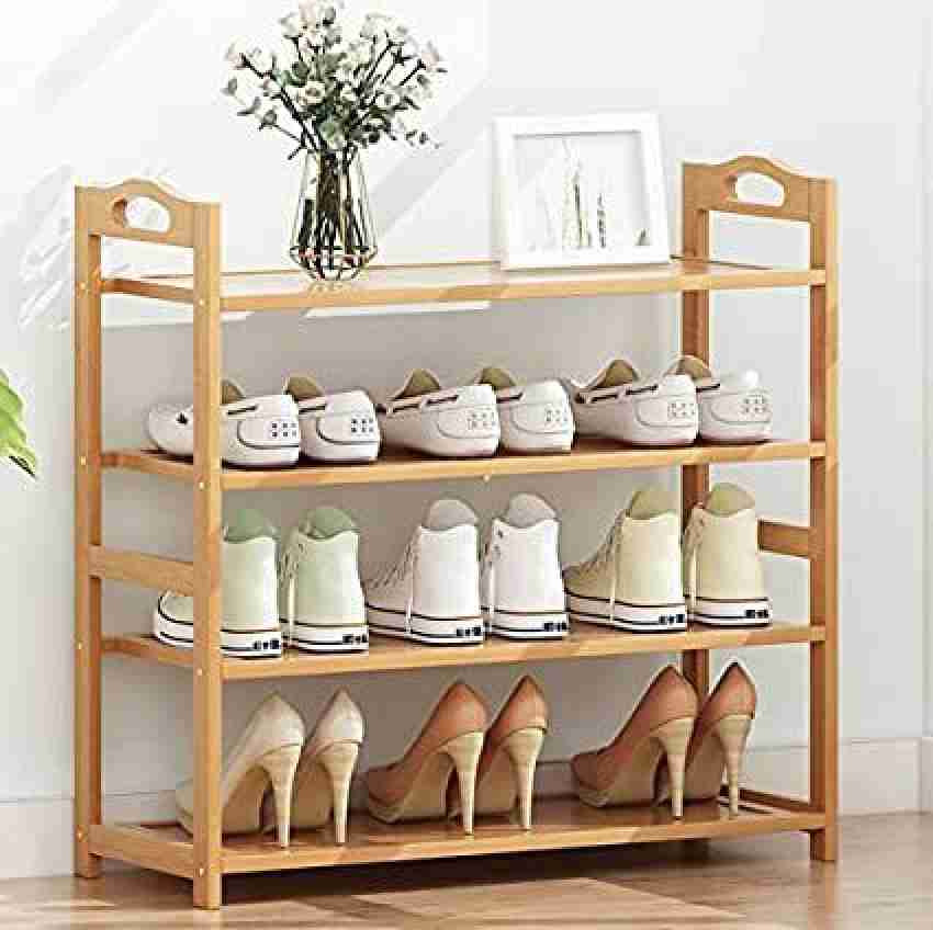 Flipkart wooden shoe on sale rack