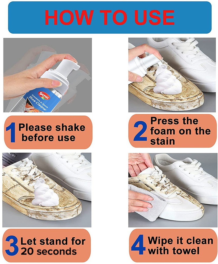 How to clean sports shoes store