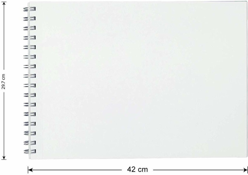 2 x A3 Black Paper Sketch Pad 150gsm Drawing Paper Artist Art - 25 sheets