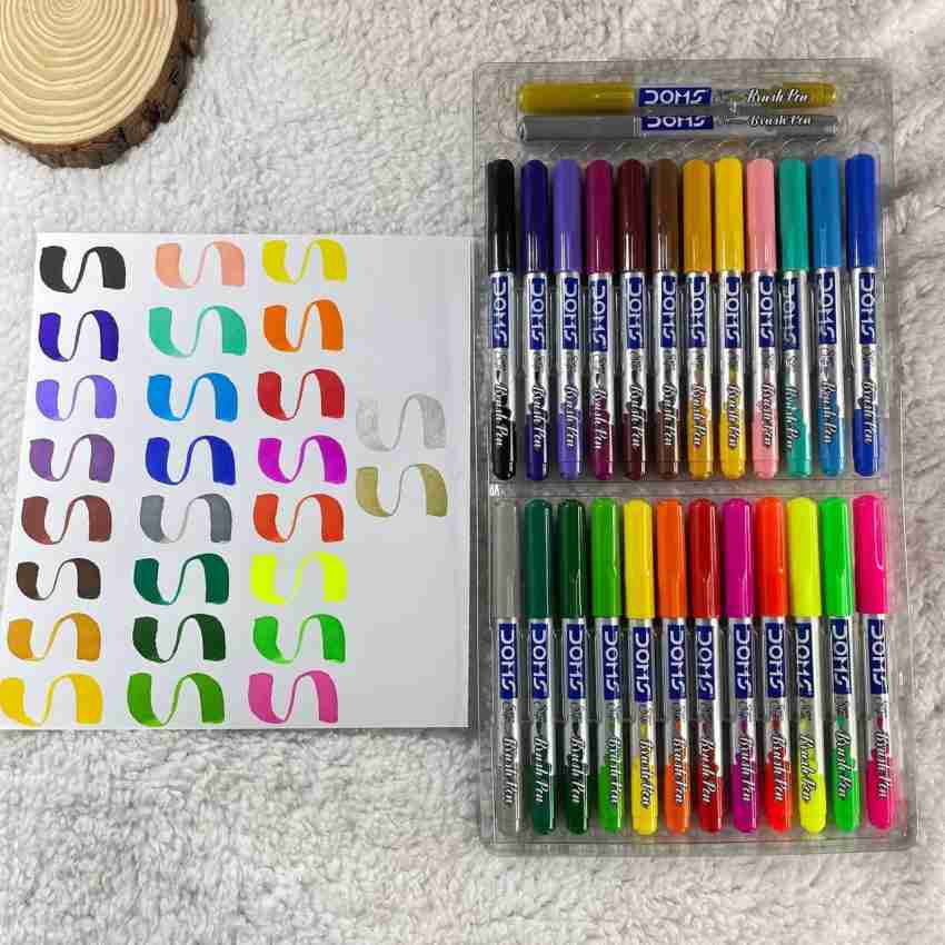  Doms Brush Pens (26 Shades) : Arts, Crafts & Sewing