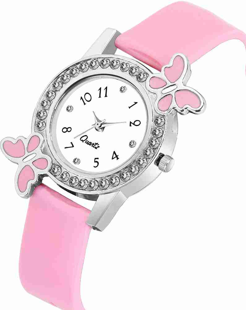 Pink colour sales watch for girls