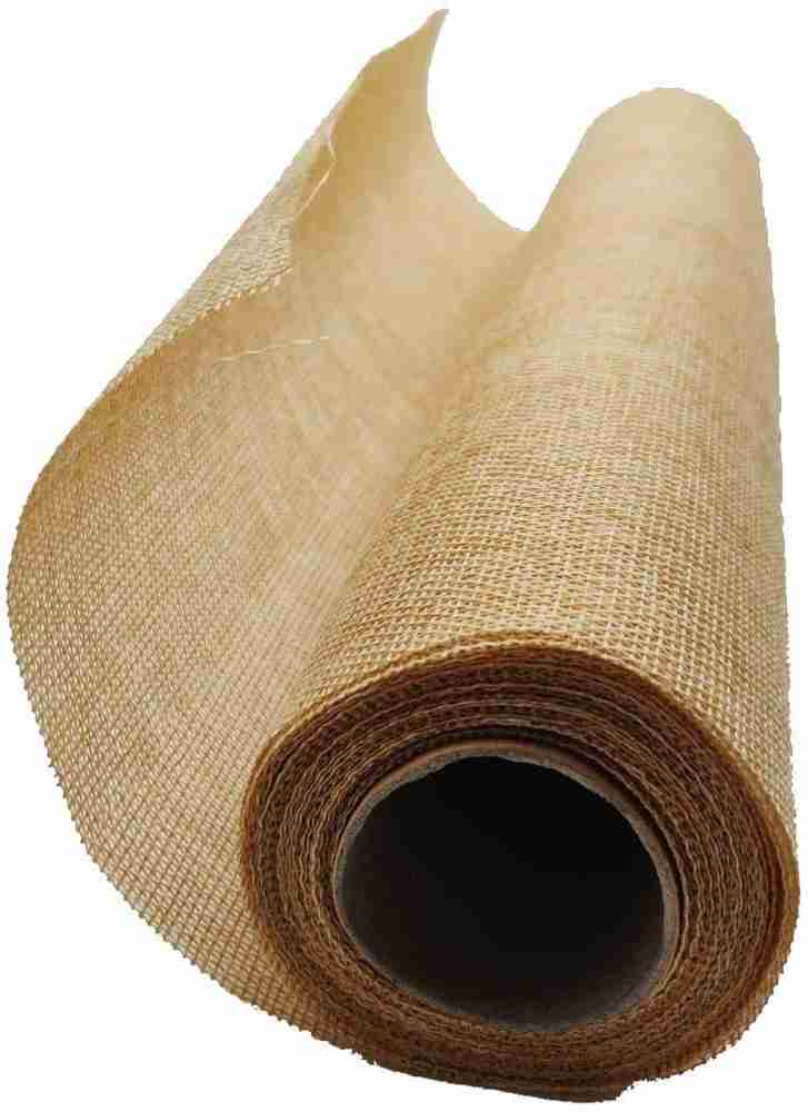3A Featuretail Synthetic Jute Fabric roll for Bouquet Gift Wrapping Bags Crafts Synthetic Jute Fabric roll for Bouquet Gift Wrapping Bags Crafts shop for 3A Featuretail products in India
