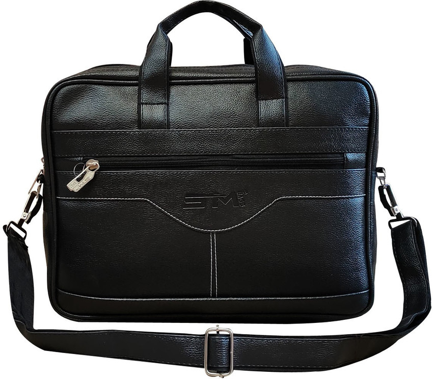 Flipkart SM BAGS 15.6 inch leatherette Laptop messenger bag for men Messenger Bag Messenger Bag