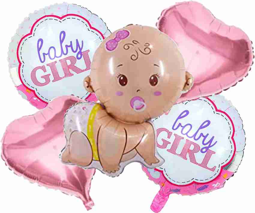 Baby girl top foil balloon