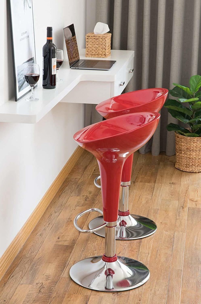 Red bar stool discount chairs