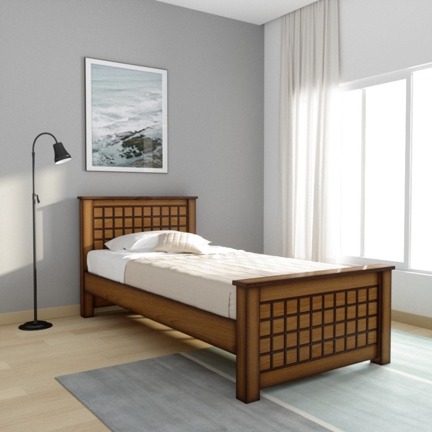 Teak wood single outlet cot price