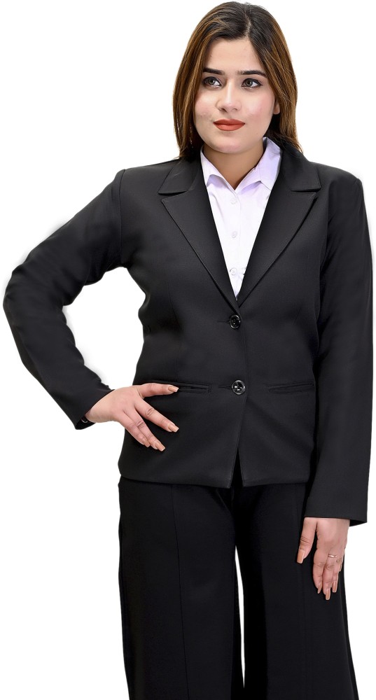 Black formal blazer for ladies best sale