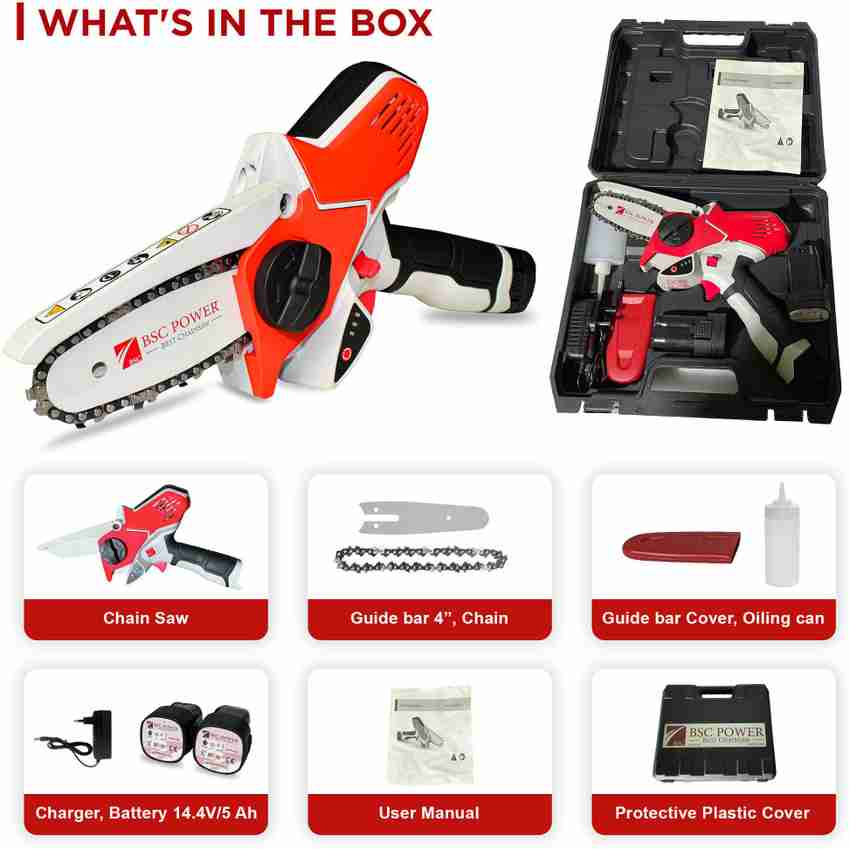 Mini hotsell cordless chainsaw